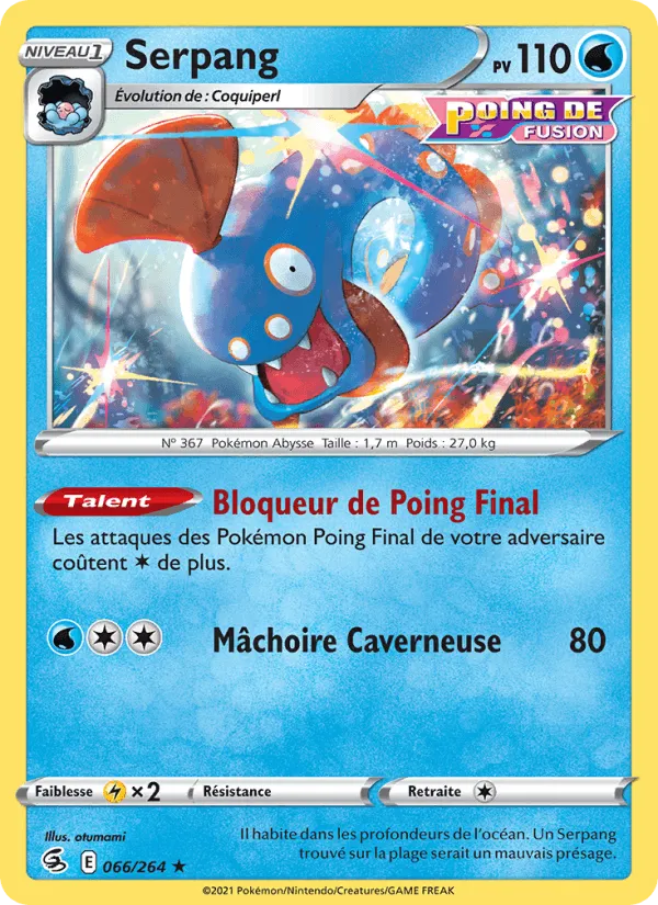 Serpang · Poing de Fusion 66/264