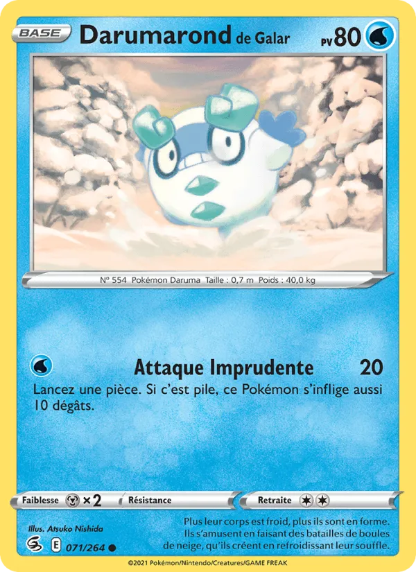 Darumarond de Galar · Poing de Fusion 71/264