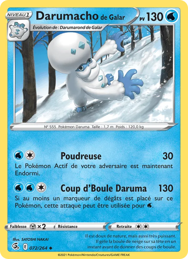 Darumacho de Galar · Poing de Fusion 72/264