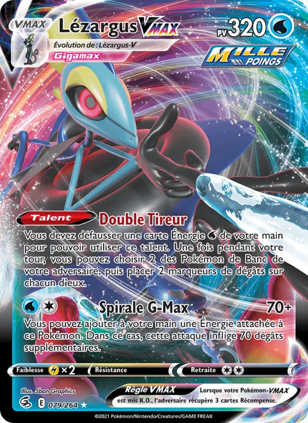 Lézargus VMAX · Poing de Fusion 79/264