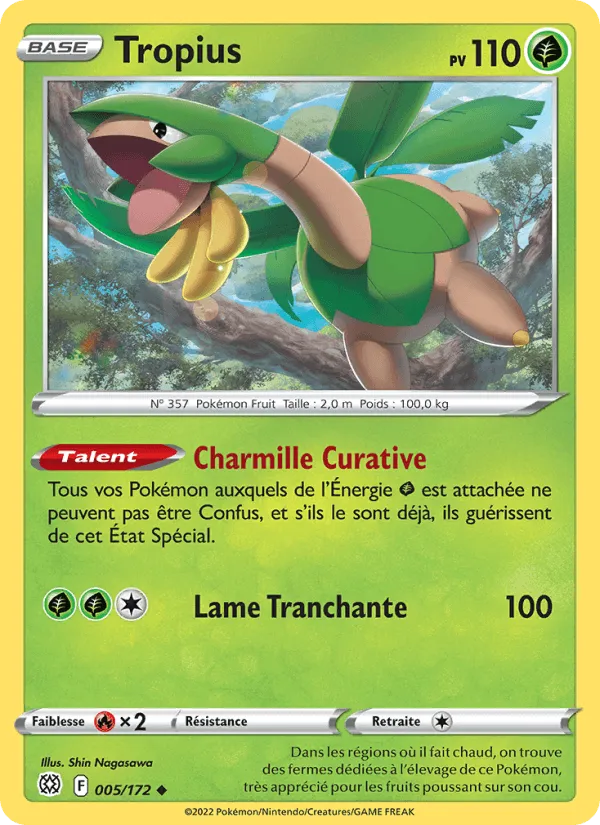 Tropius · Stars Étincelantes 005/172