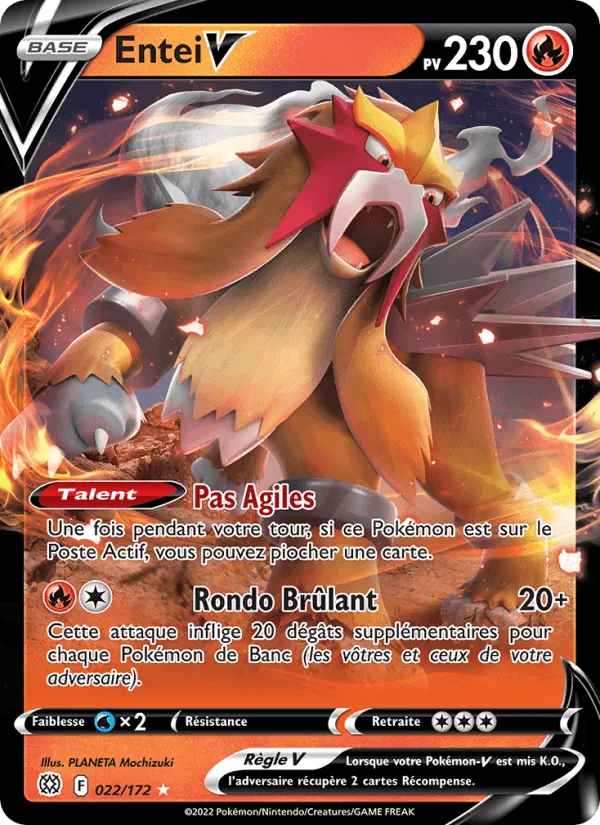 Entei V · Stars Étincelantes 022/172