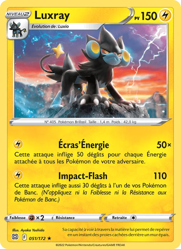 Luxray · Stars Étincelantes 051/172
