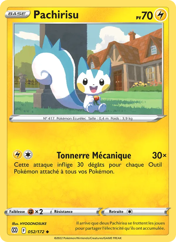 Pachirisu · Stars Étincelantes 052/172