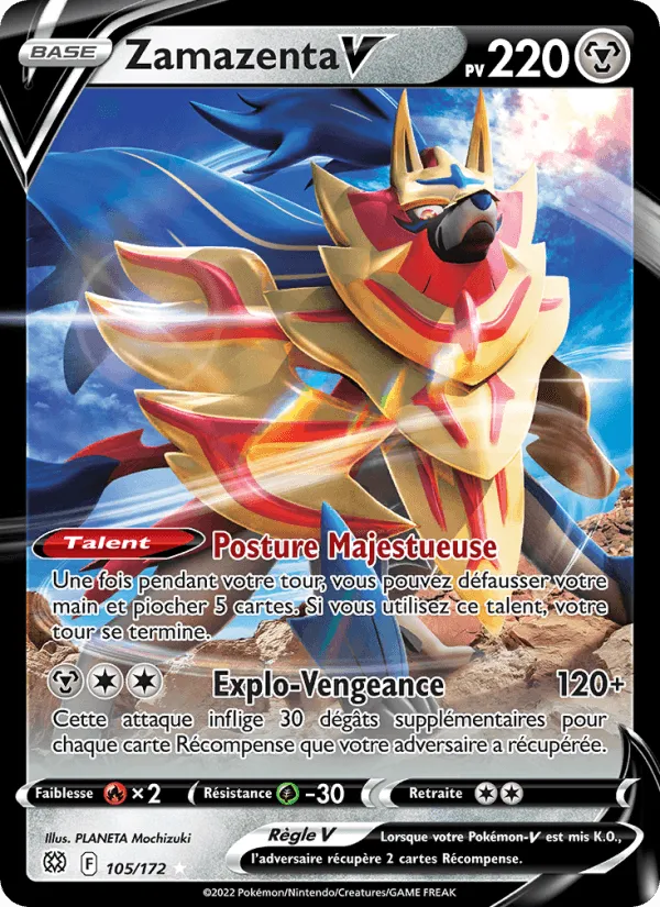 Zamazenta V · Stars Étincelantes 105/172