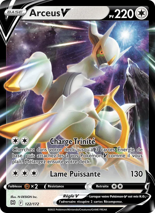 Arceus V · Stars Étincelantes 122/172