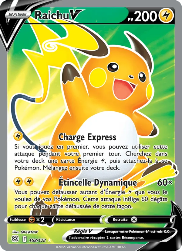 Raichu V · Stars Étincelantes 158/172