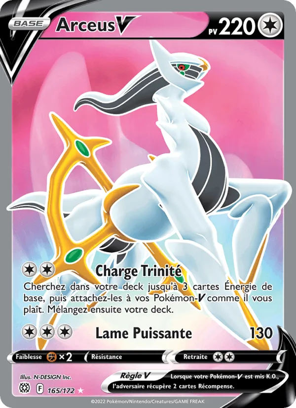 Arceus V · Stars Étincelantes 165/172