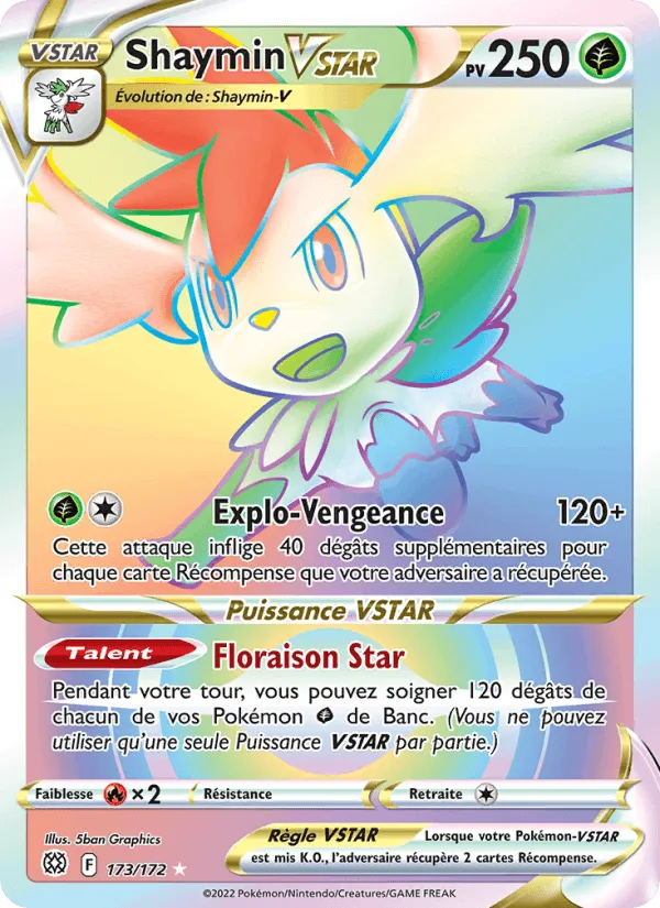Shaymin VSTAR · Stars Étincelantes 173/172