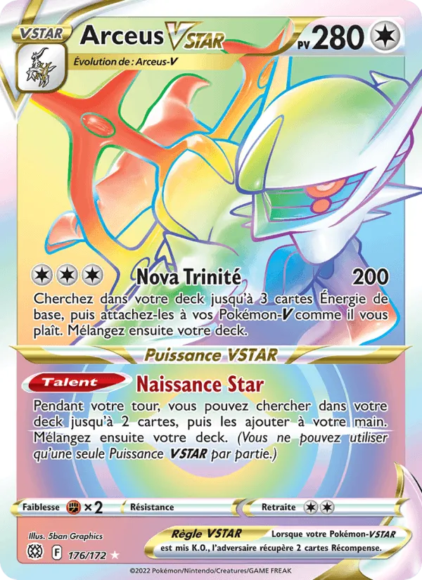 Arceus VSTAR · Stars Étincelantes 176/172