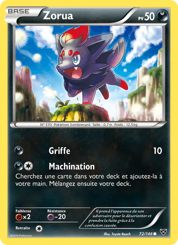 Zorua · XY 72/146