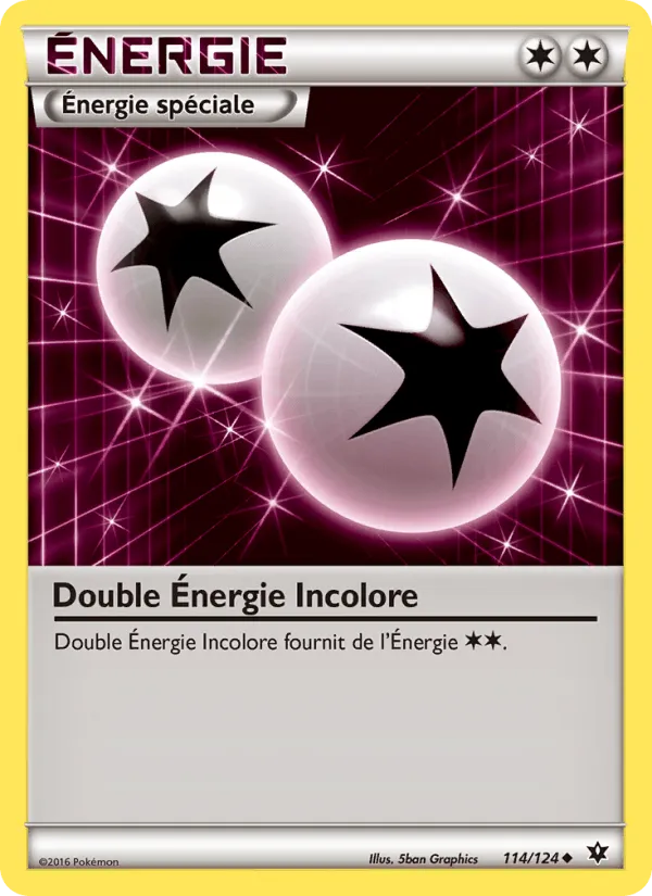 Double Énergie Incolore · Impact des Destins 114/124