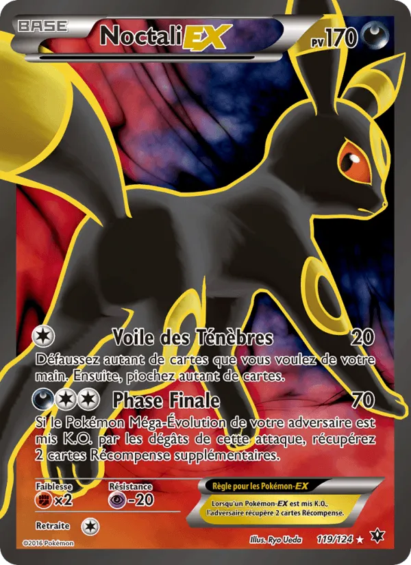 Noctali EX · Impact des Destins 119/124