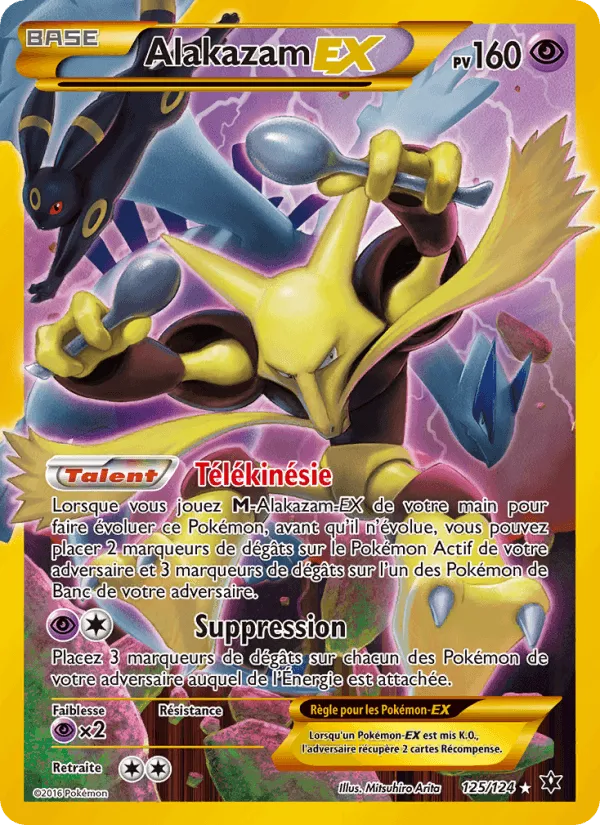 Alakazam EX · Impact des Destins 125/124