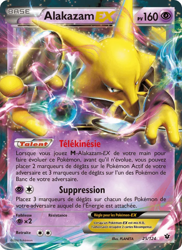 Alakazam EX · Impact des Destins 25/124