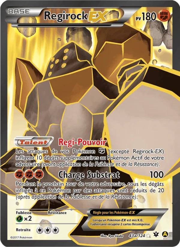 Regirock EX · Impact des Destins 43a/124