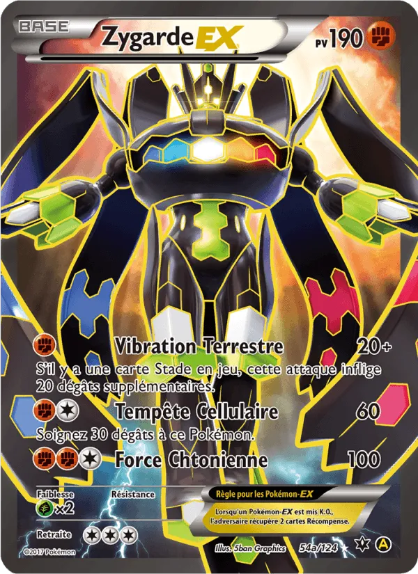 Zygarde EX · Impact des Destins 54a/124
