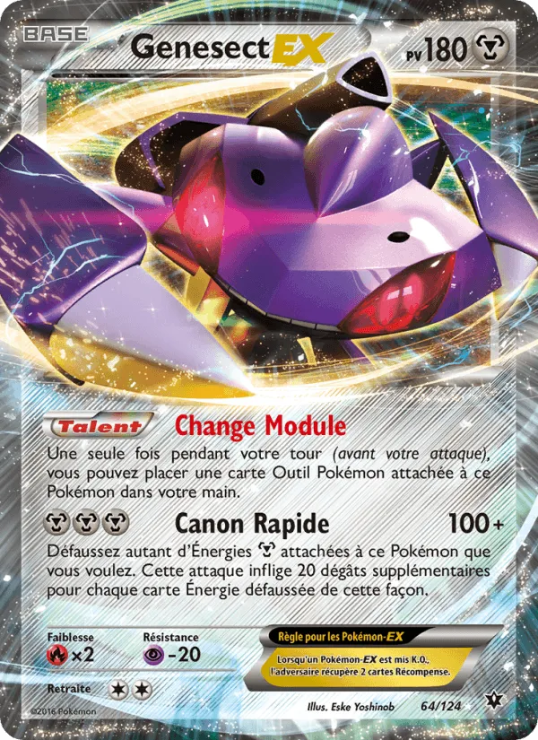 Genesect EX · Impact des Destins 64/124