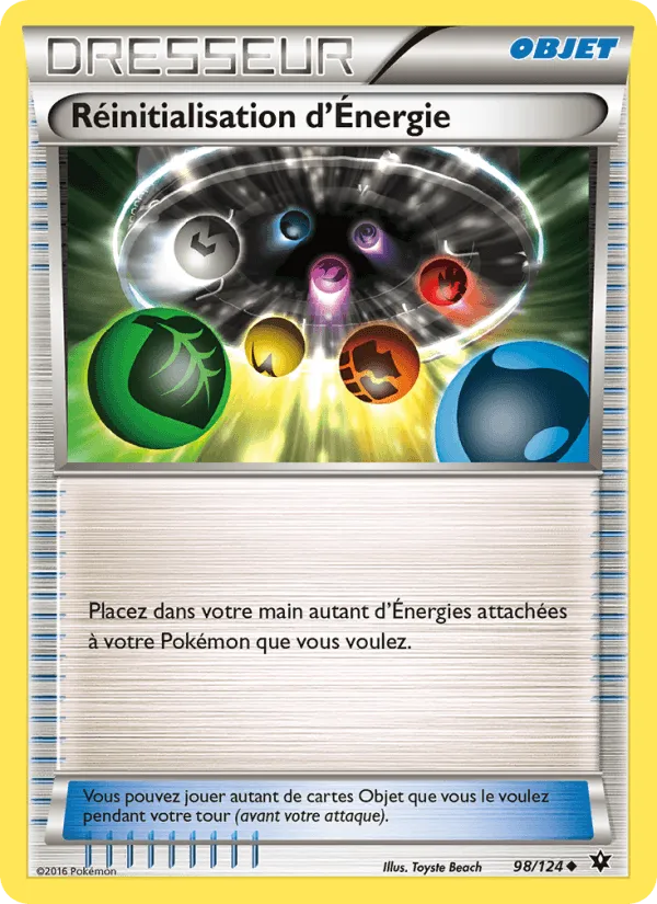 Réinitialisation d'Énergie · Impact des Destins 98/124