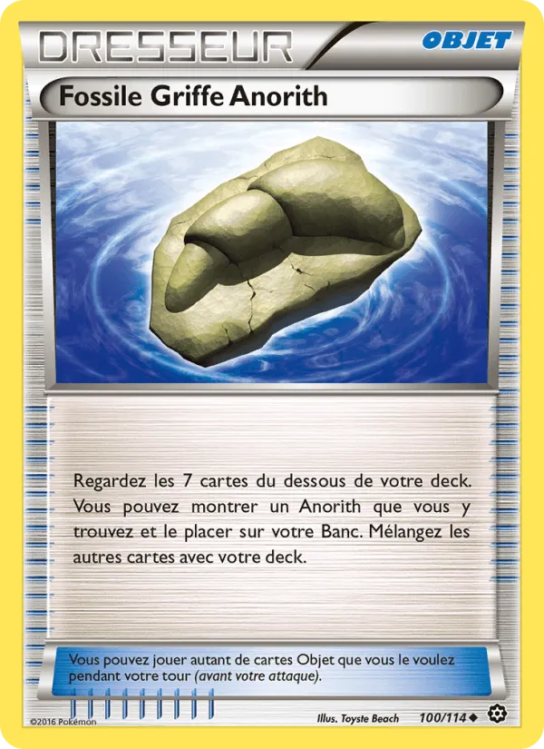 Fossile Griffe Anorith · Offensive Vapeur 100/114