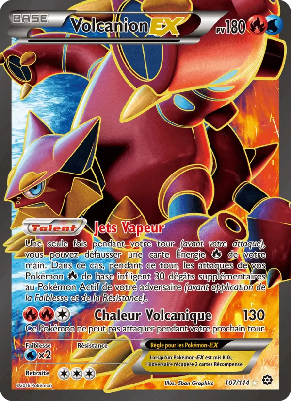 Volcanion EX · Offensive Vapeur 107/114