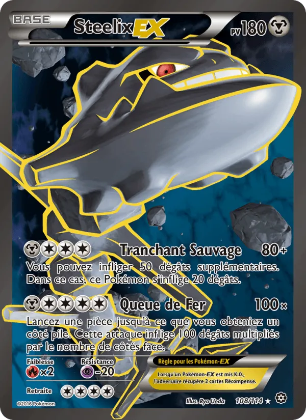 Steelix EX · Offensive Vapeur 108/114