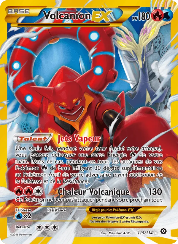 Volcanion EX · Offensive Vapeur 115/114