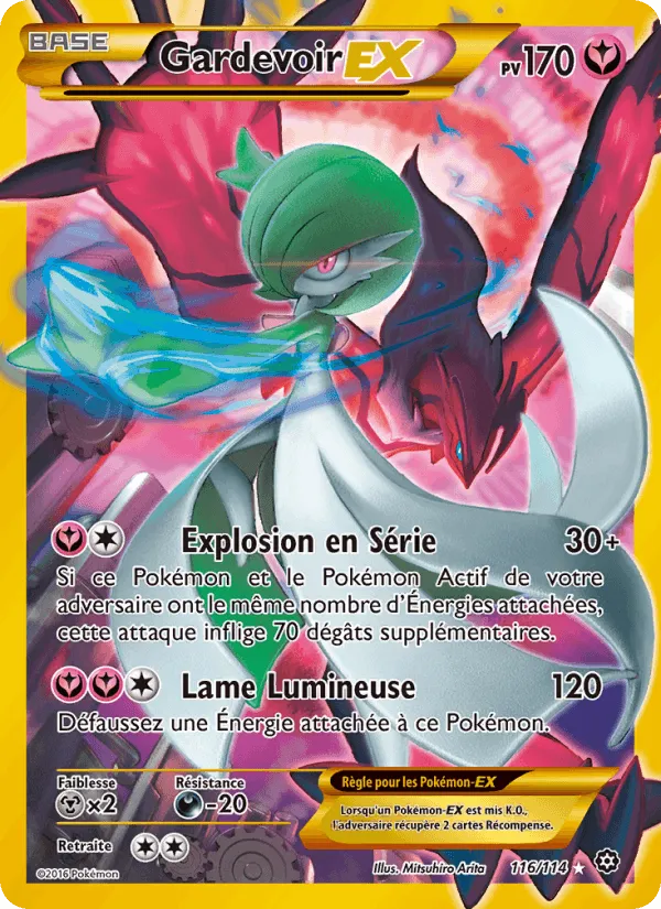 Gardevoir EX · Offensive Vapeur 116/114