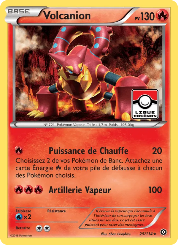 Volcanion · Offensive Vapeur 25/114