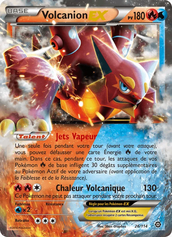 Volcanion EX · Offensive Vapeur 26/114