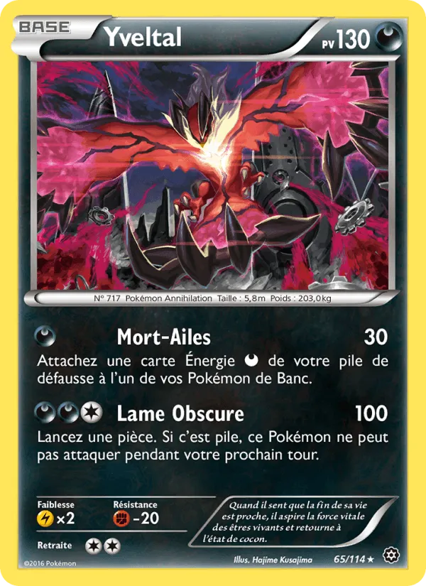 Yveltal · Offensive Vapeur 65/114