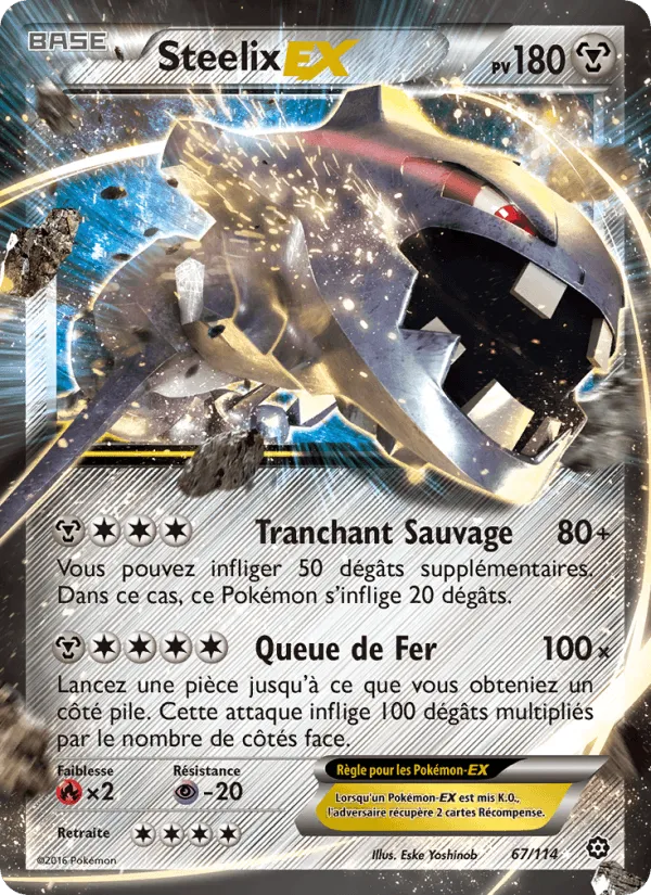 Steelix EX · Offensive Vapeur 67/114