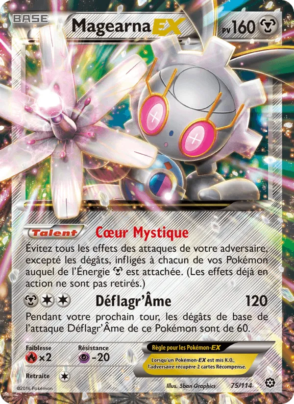 Magearna EX · Offensive Vapeur 75/114