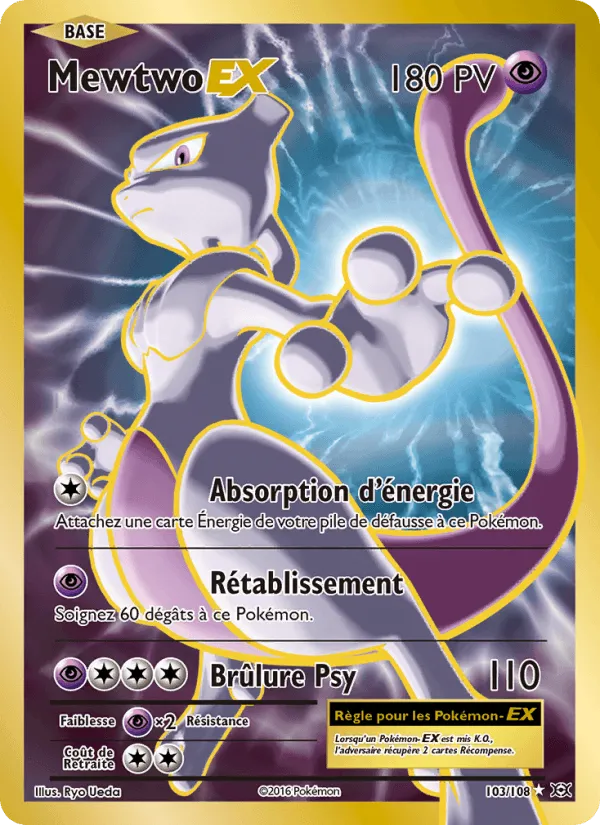 Mewtwo EX · Évolutions 103/108