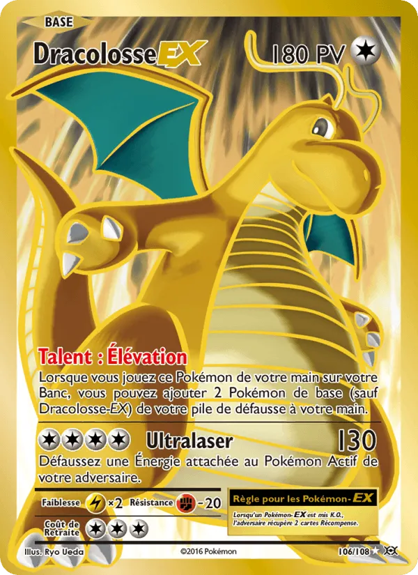 Dracolosse EX · Évolutions 106/108