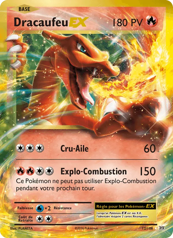 Dracaufeu EX · Évolutions 12/108
