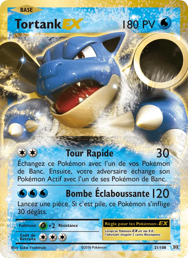 Tortank EX · Évolutions 21/108