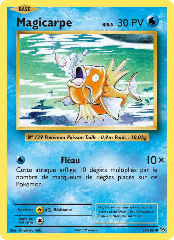 Magicarpe · Évolutions 33/108