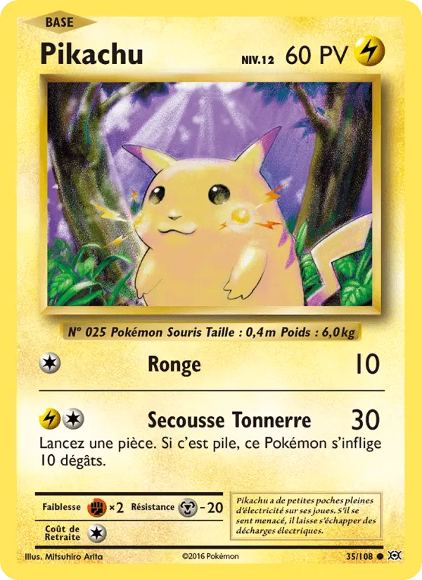 Pikachu · Évolutions 35/108