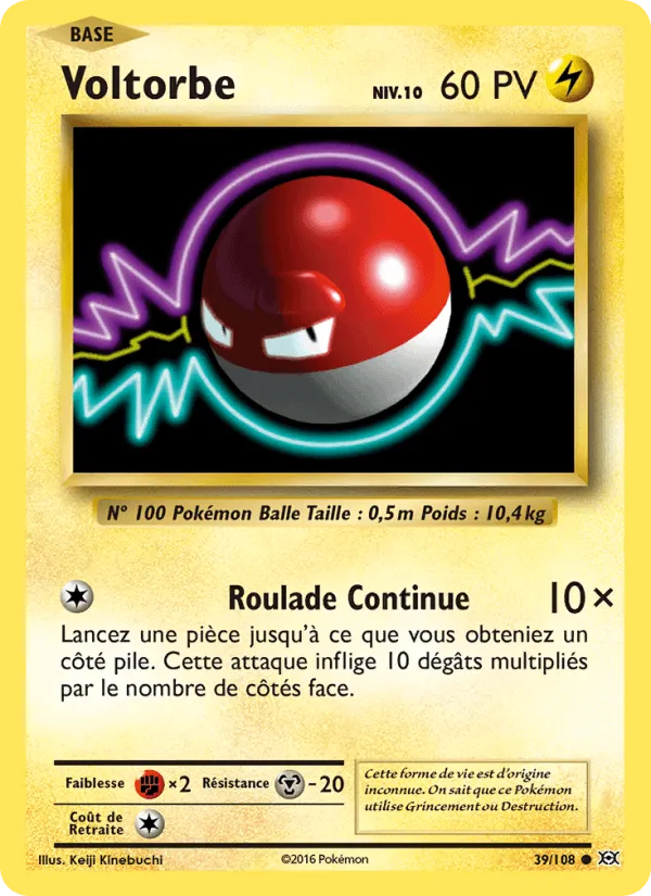 Voltorbe · Évolutions 39/108