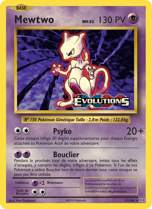 Mewtwo · Évolutions 51/108
