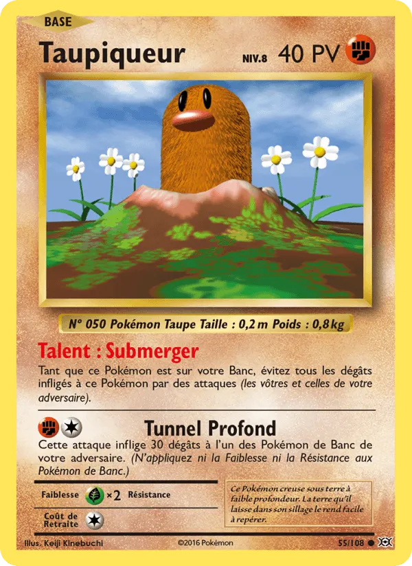 Taupiqueur · Évolutions 55/108