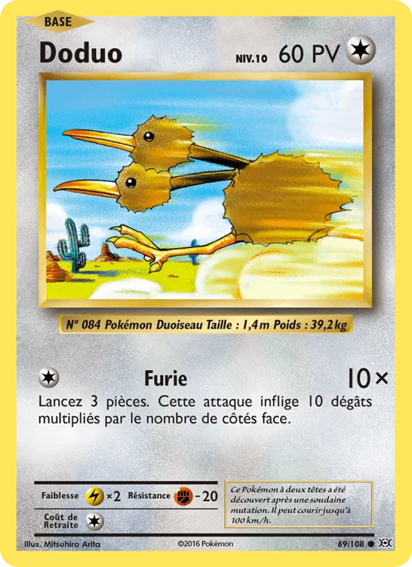 Doduo · Évolutions 69/108