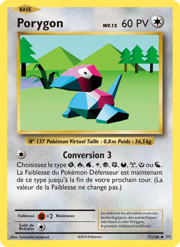 Porygon · Évolutions 71/108