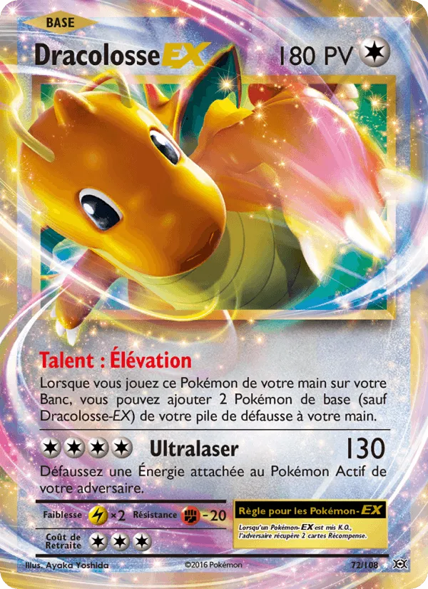 Dracolosse EX · Évolutions 72/108