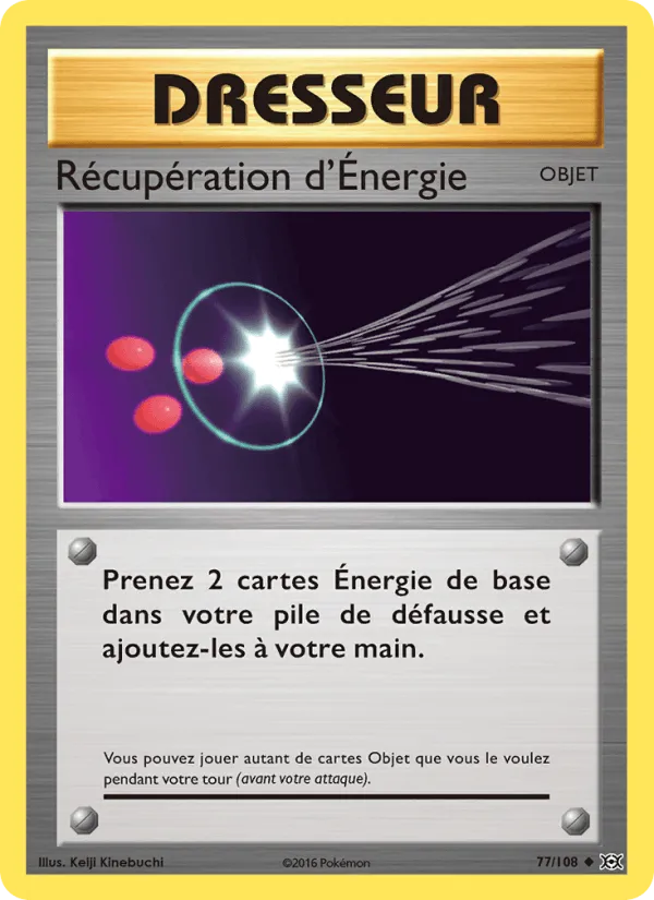 Récupération d'Énergie · Évolutions 77/108