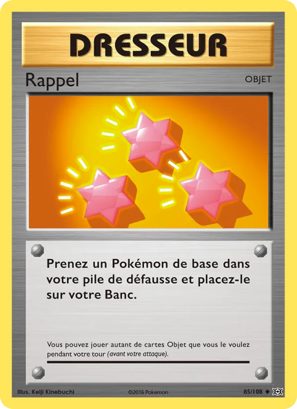 Rappel · Évolutions 85/108