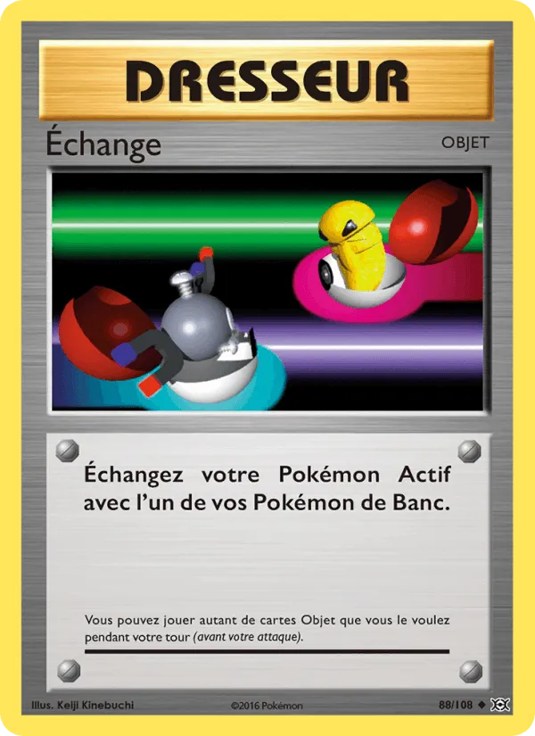 Échange · Évolutions 88/108