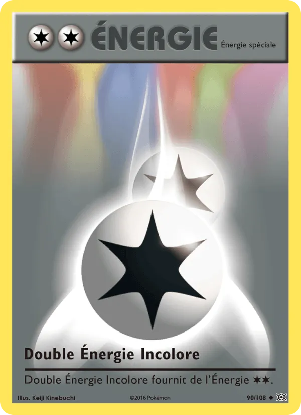 Double Énergie Incolore · Évolutions 90/108