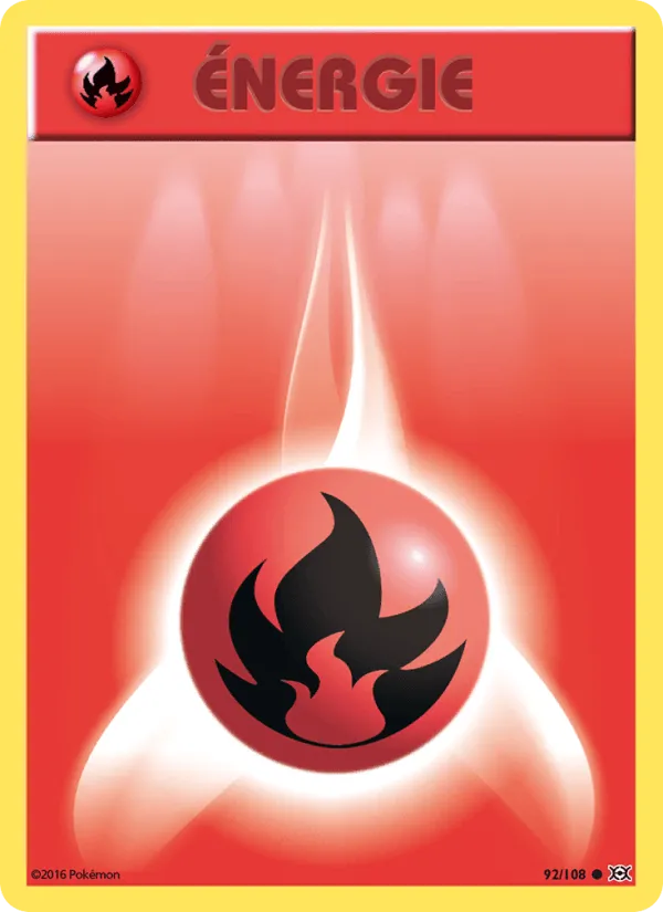 Énergie Feu · Évolutions 92/108